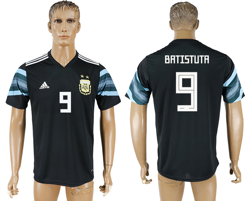 2018 FIFA WORLD CUP ARGENTINA #9 BATISTUTA maillot de foot